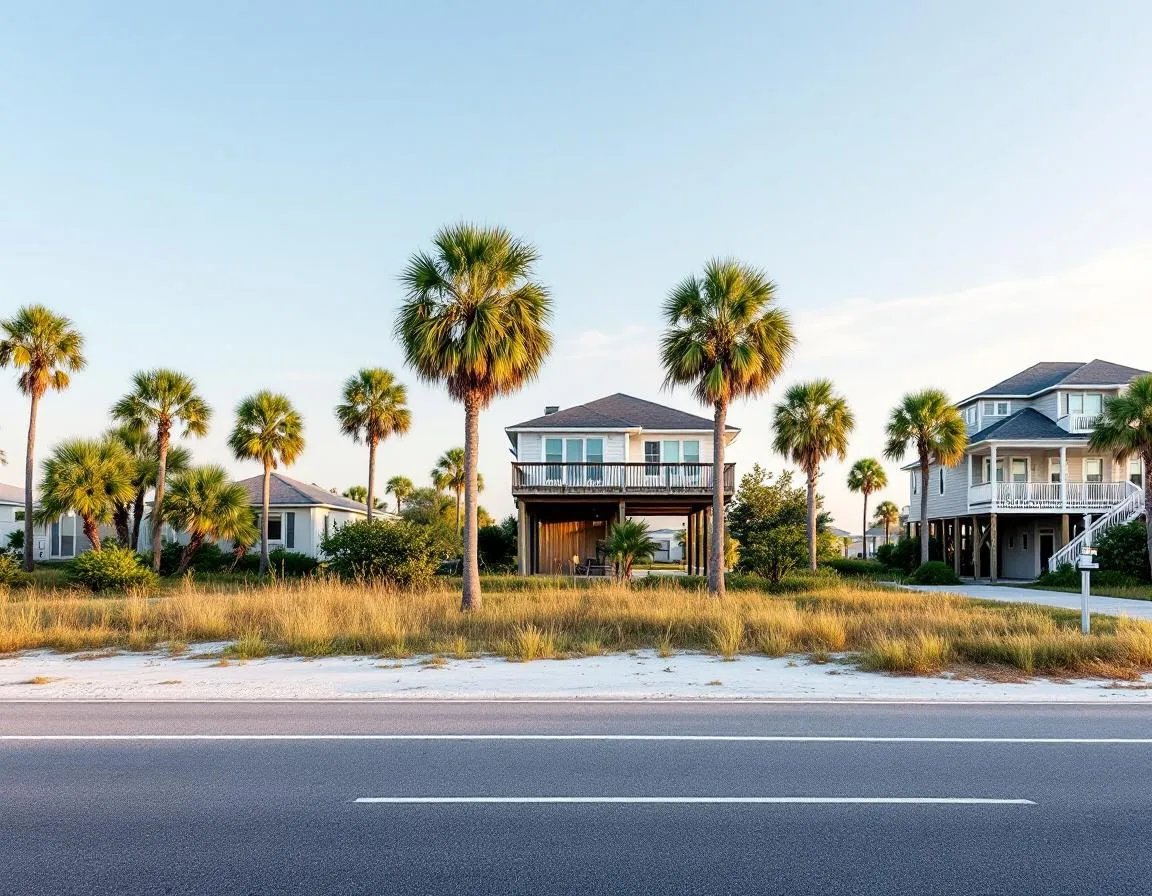 Mississippi Gulf Coast homes in the Biloxi and Gulfport area — where the wind vs water coverage gap is the most critical insurance issue